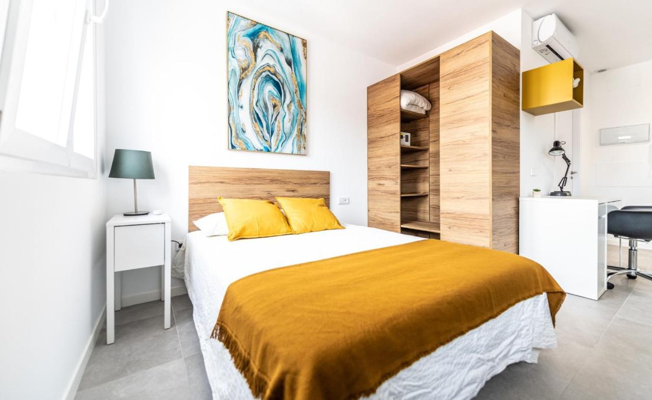Acogedor Estudio A Metros De La Playa, Con Zonas Comunes Y Terraza 3B Valencia Exterior foto