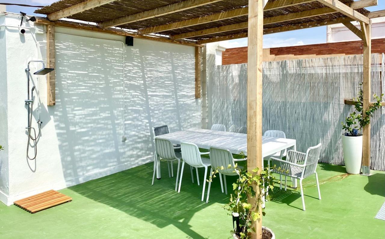 Acogedor Estudio A Metros De La Playa, Con Zonas Comunes Y Terraza 3B Valencia Exterior foto