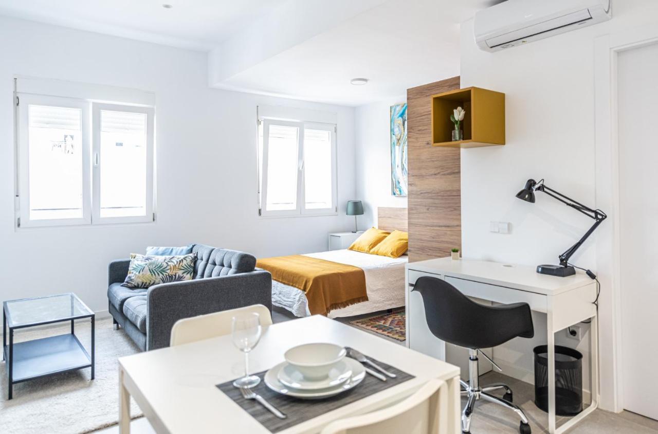 Acogedor Estudio A Metros De La Playa, Con Zonas Comunes Y Terraza 3B Valencia Exterior foto